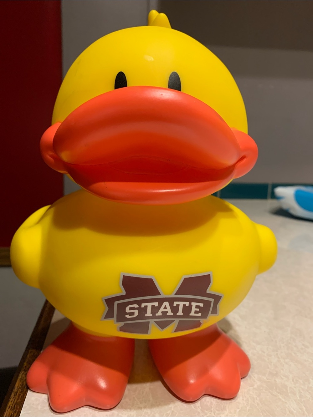 Yellow Duck Bank - Branded College Mascot